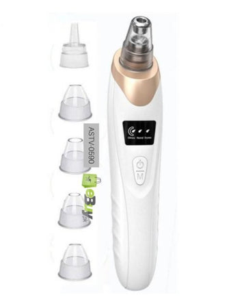 Blackhead Removal Machine Derma Suction 5 In 1 Black Head Remover Machine Acne Pimple Pore Cleaner Vacuum Tool Rechargeable